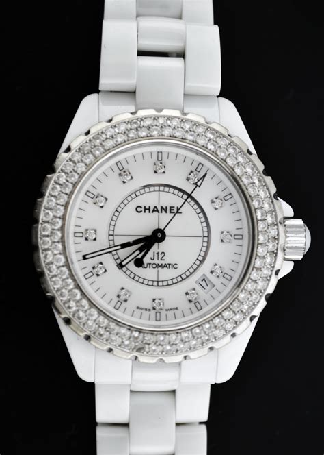 ebay chanel j12 white ceramic watch|Chanel j12 automatic watch price.